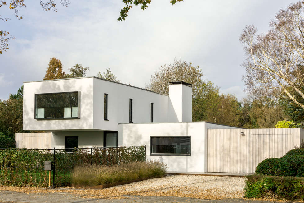 Foto's van een moderne huizen: luxe renovatie met zwevende ...