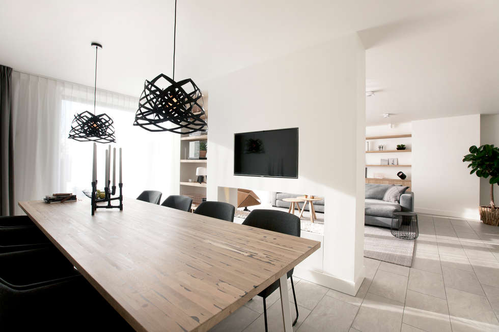 Interieur design by nicole & fleur: modern tarz yemek odası | homify Interieur design by nicole & fleur: modern tarz yemek odası | homify