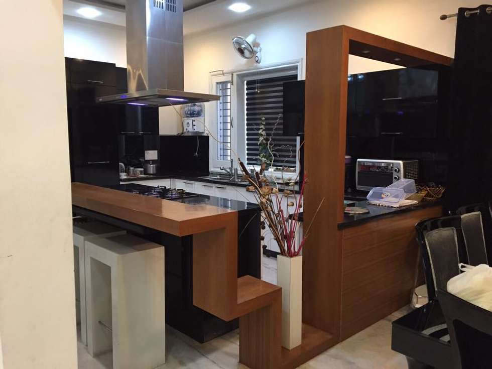 Interior Design Ideas Inspiration Pictures Homify Moduler Kitchen With Breakfast Counter Modern By Square Designs