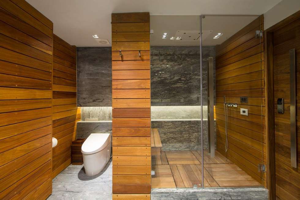 Remodelación departamento frondoso, cdmx.: baños de estilo por art