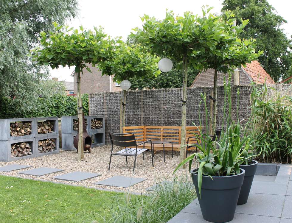 Leuke tuin in friesland moderne tuin door joke gerritsma tuinontwerpen