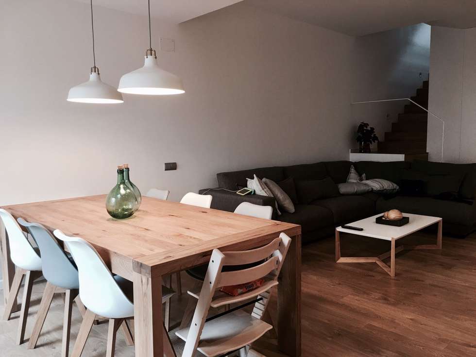 Mesa salon comedor: salones de estilo minimalista de smmarquitectura ... Mesa salon comedor: salones de estilo minimalista de smmarquitectura ...