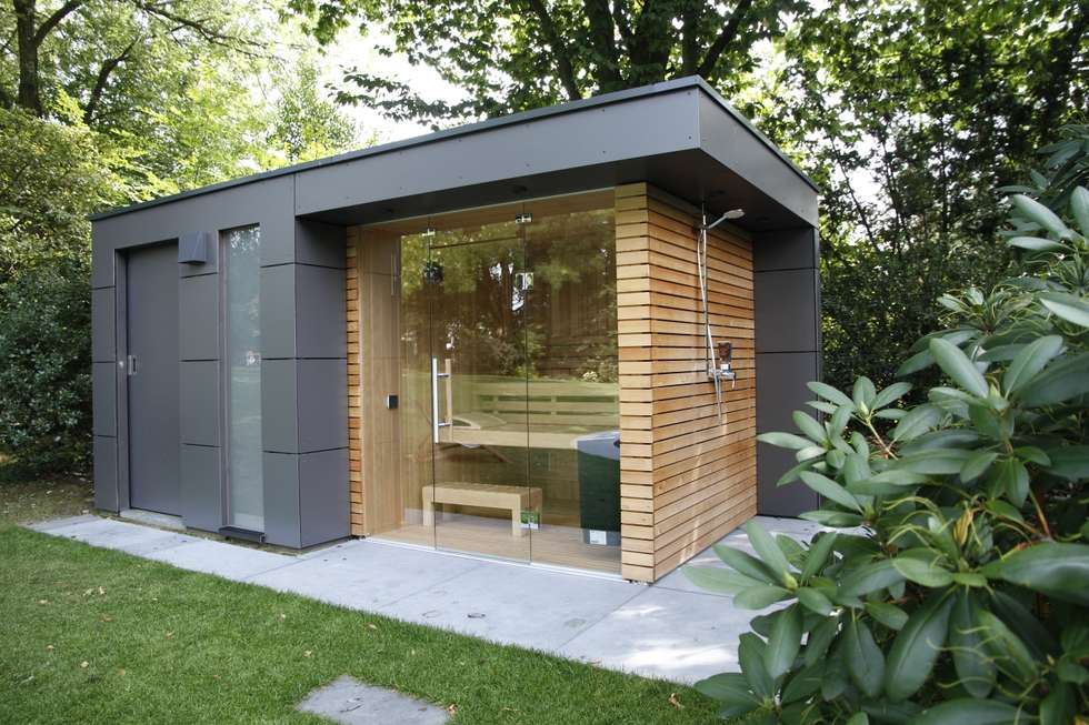 Gartensauna, poolhaus gartenhaus von gartenhauptdarsteller homify