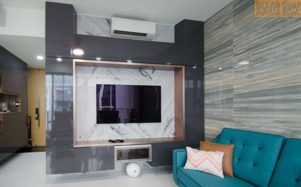Tv Console Modern Living Room By Designer House Homify Tv Console Modern Living Room By Designer House