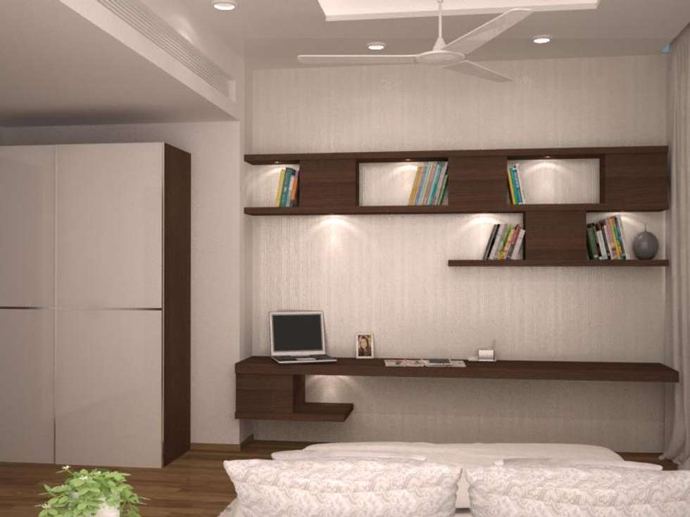 Interior Design Ideas Inspiration Pictures Homify Study Table And Ledge Modern Bedroom By Nvt Quality Build Solution