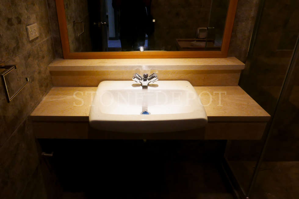 Interior Design Ideas Redecorating Remodeling Photos Homify Crema Marfil Marble Vanity Top At Cebu Westown Lagoon Modern Bathroom By Stone Depot