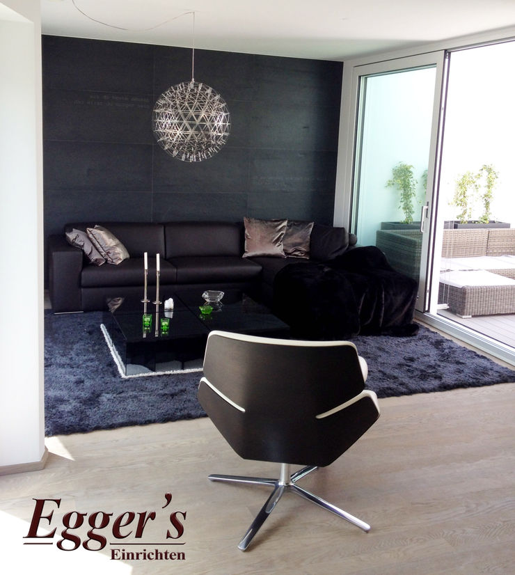 Egger´s Einrichten INETRIOR DESIGN Camera da letto eclettica