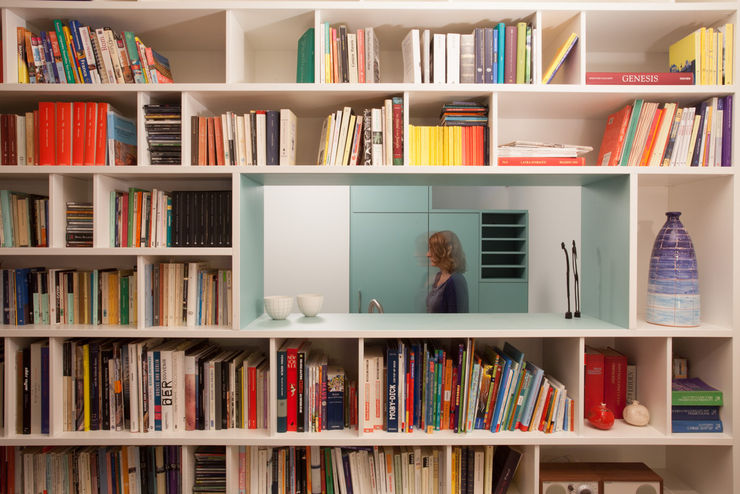 büro für interior design Ruang Keluarga Modern