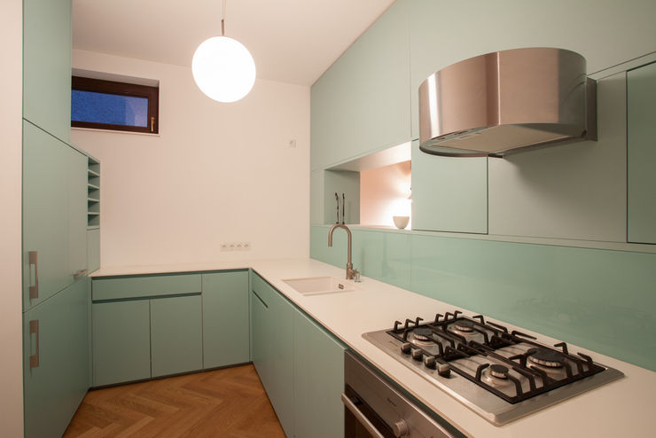 büro für interior design Dapur Modern