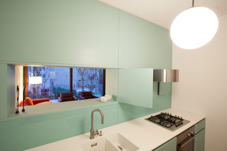 büro für interior design Dapur Modern
