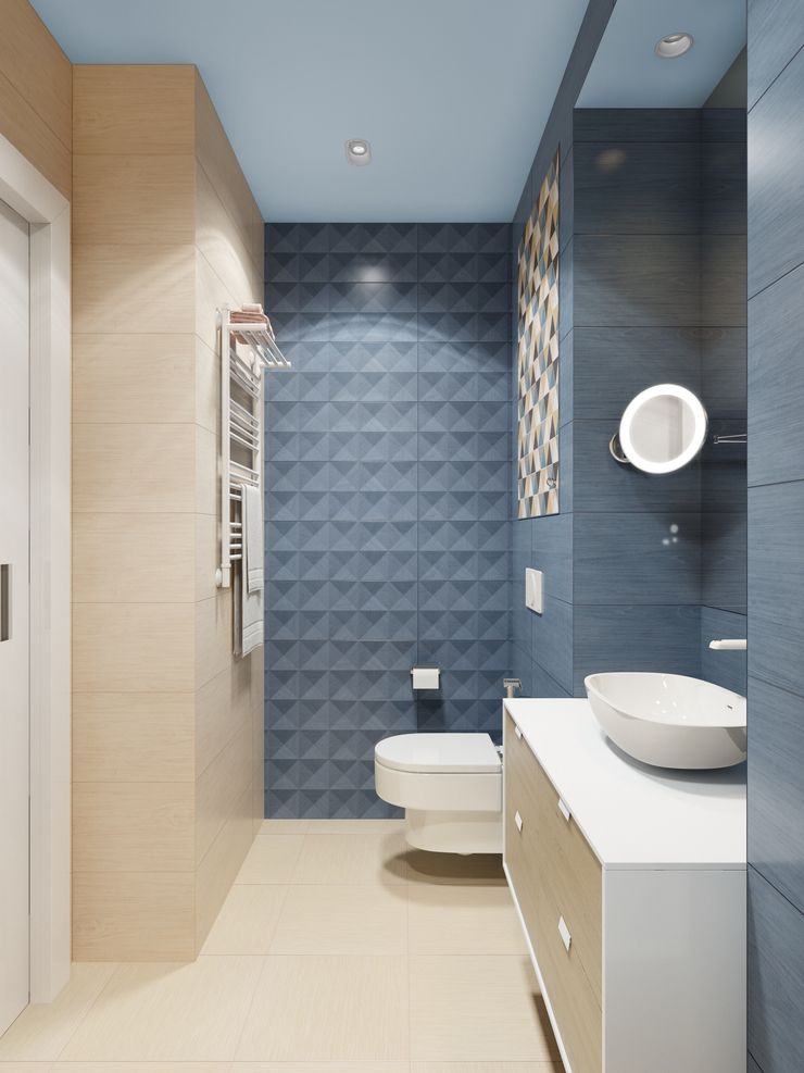 Anna Clark Interiors Modern bathroom