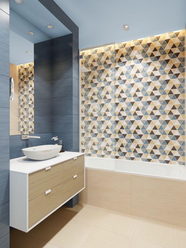 Anna Clark Interiors Modern bathroom