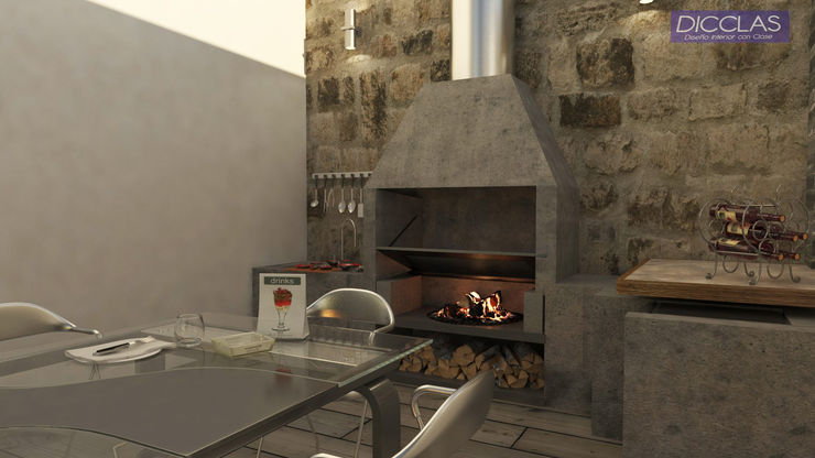 arquitecto9.com Classic style balcony, veranda & terrace
