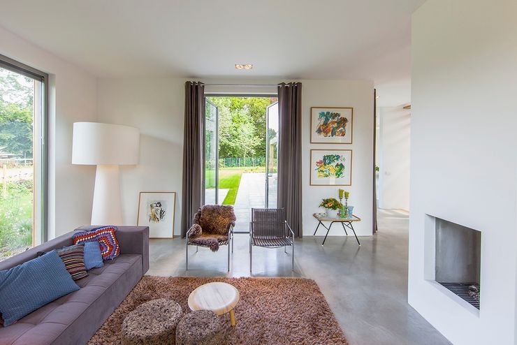 paul seuntjens architectuur en interieur Soggiorno moderno