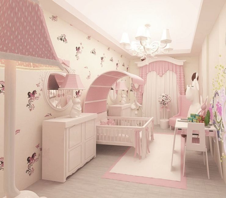 夢がキラキラ 可愛い子供部屋 Homify