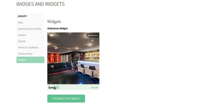 How do I integrate badges and widgets? homify UK