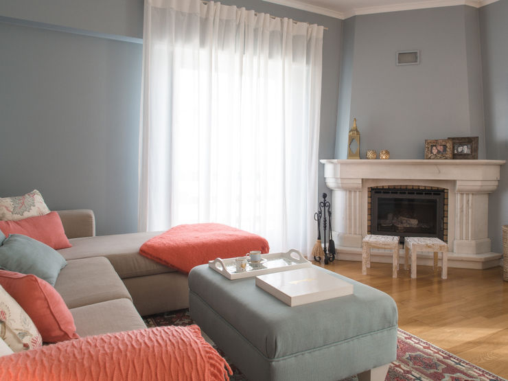 Apartamento em Sintra MUDA Home Design Salas de estar modernas