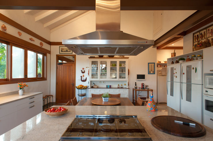 PM Arquitetura Dapur Gaya Rustic