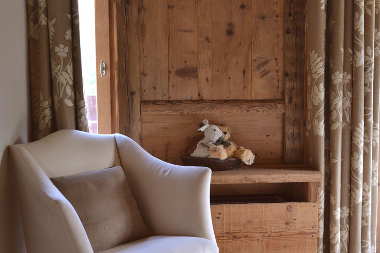 Chalet – Megeve Fr Andrea Rossini Architetto Camera da letto in stile rustico
