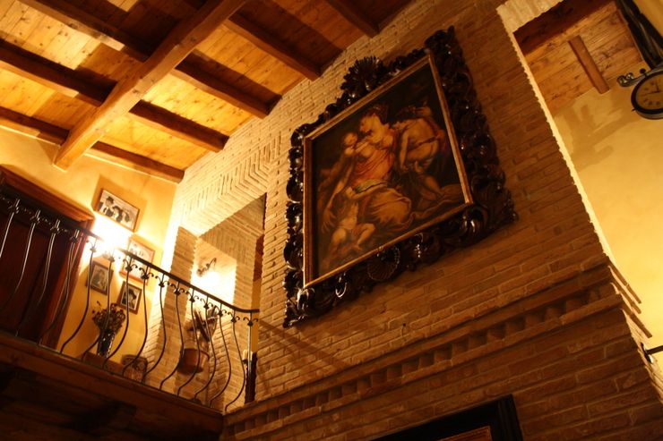 Interior Design Stefano Bergami Phòng khách phong cách mộc mạc