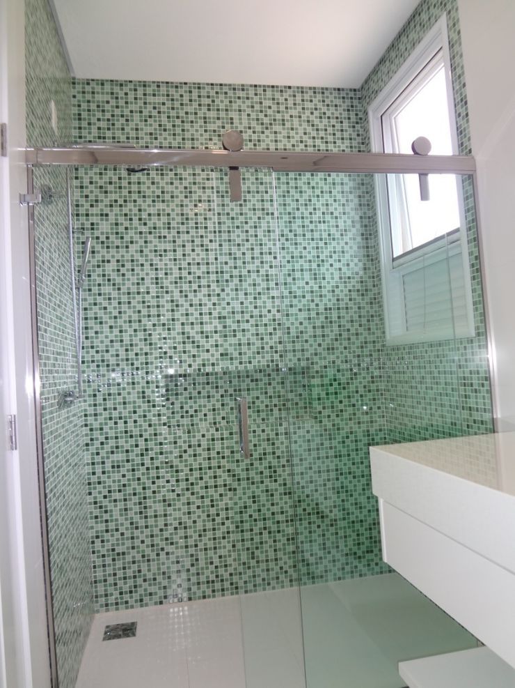 COLORMIX - PASTILHAS DE VIDRO tess Casas de banho modernas