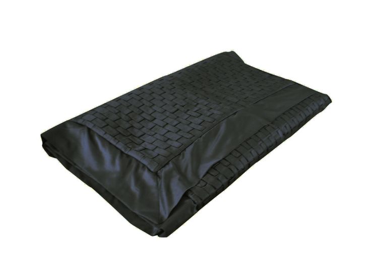 Hand Pleated Origami Throw in Gunmetal, 100x200cm Nitin Goyal London BedroomTextiles