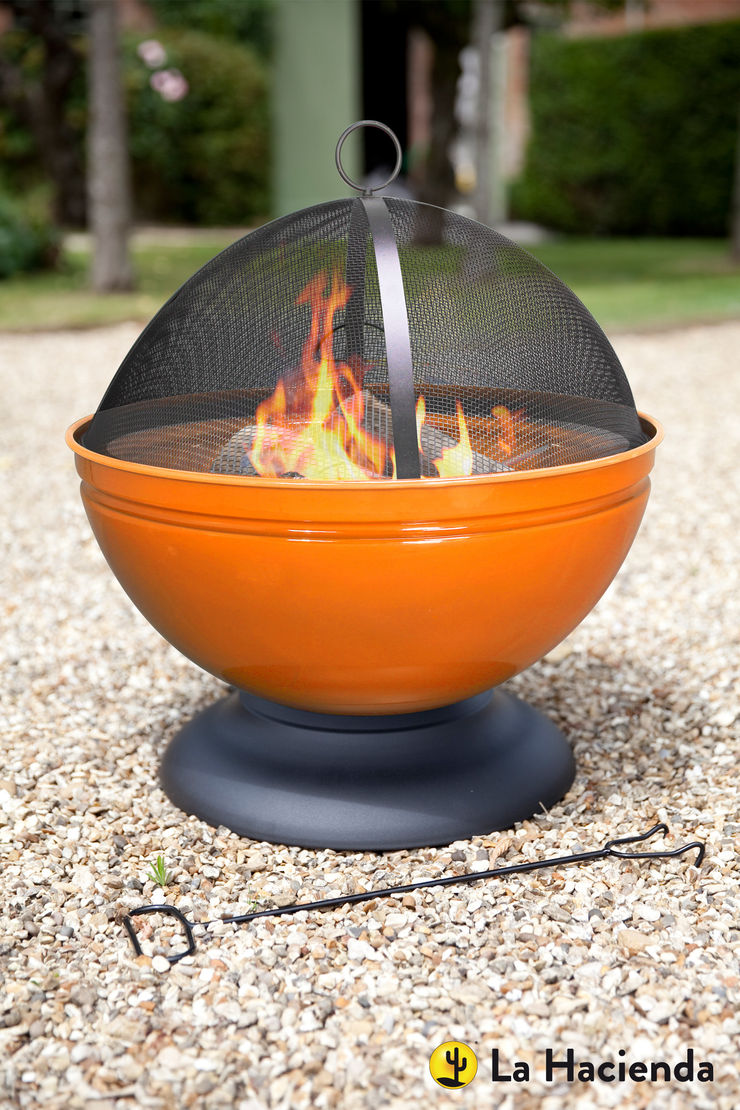 Globe - orange La Hacienda Garden Fire pits & barbecues