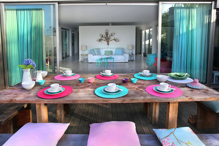 ROSA PURA HOME STORE Mediterranean style balcony, veranda & terrace
