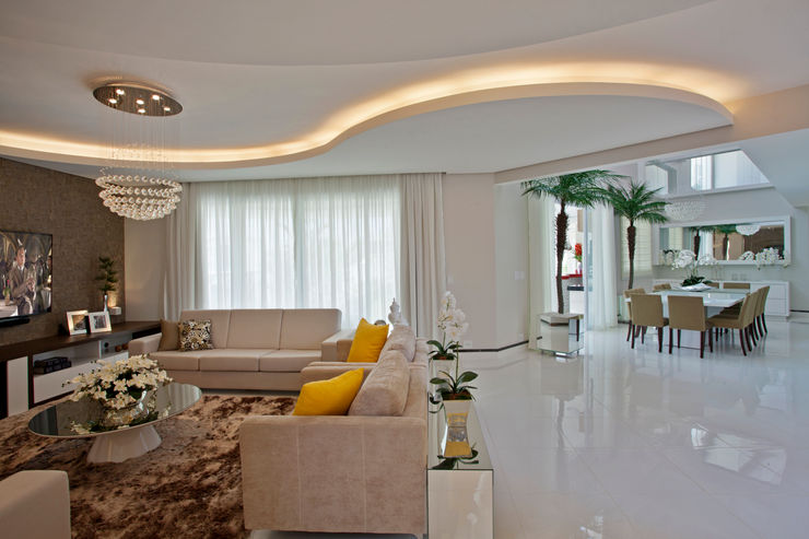 Designer de Interiores e Paisagista Iara Kílaris Nowoczesny salon