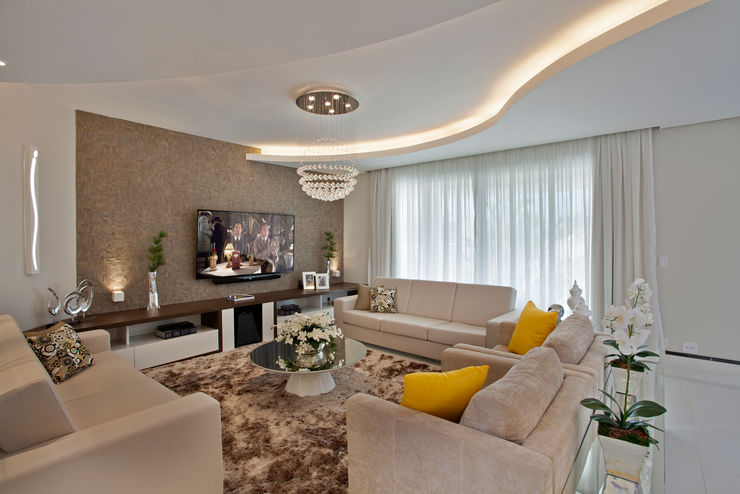 Designer de Interiores e Paisagista Iara Kílaris Nowoczesny salon