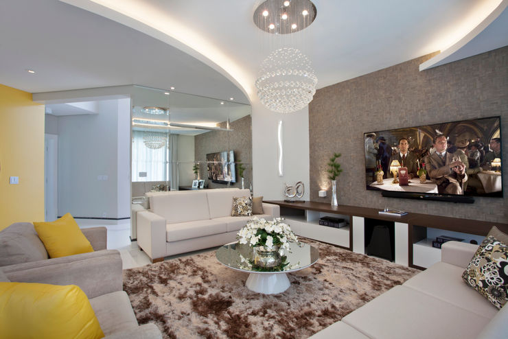 Designer de Interiores e Paisagista Iara Kílaris Nowoczesny salon