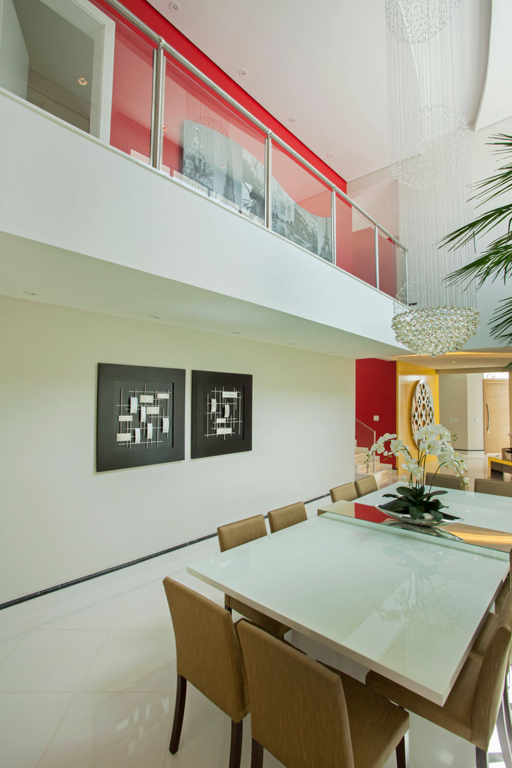 Designer de Interiores e Paisagista Iara Kílaris Nowoczesna jadalnia