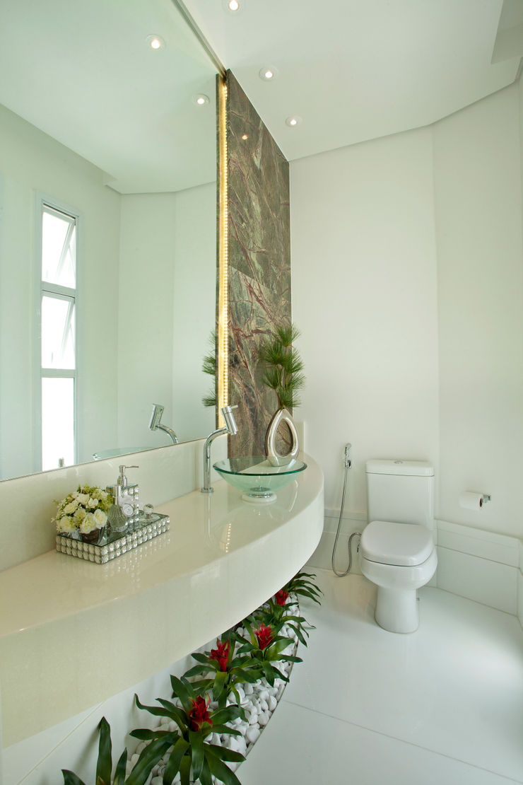 Designer de Interiores e Paisagista Iara Kílaris Nowoczesna łazienka