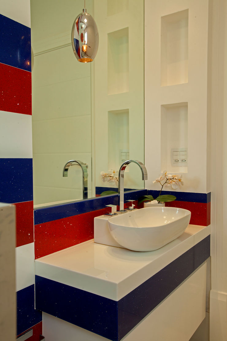 Designer de Interiores e Paisagista Iara Kílaris Nowoczesna łazienka