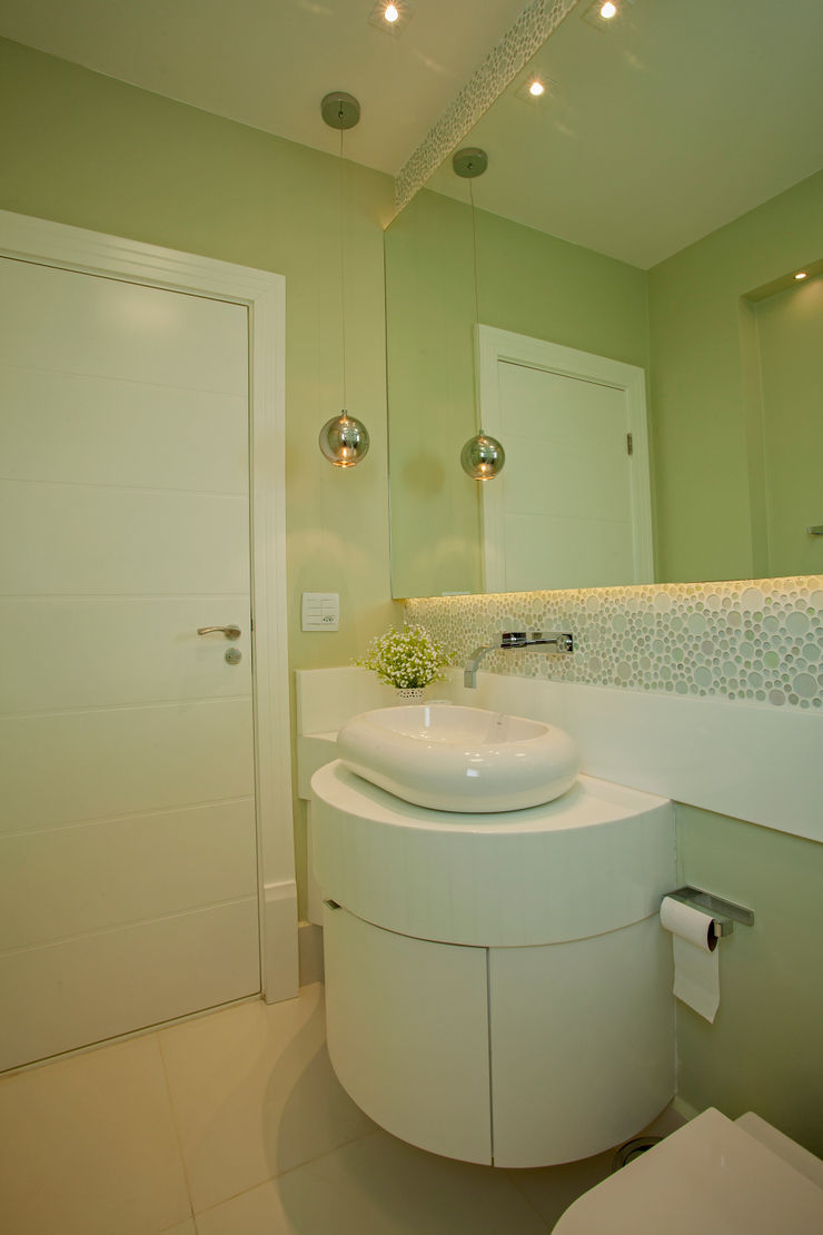 Designer de Interiores e Paisagista Iara Kílaris Nowoczesna łazienka