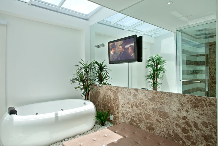 Designer de Interiores e Paisagista Iara Kílaris Nowoczesna łazienka