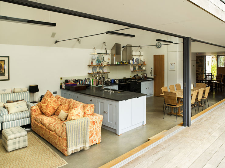 Maison Frie au Four CCD Architects Rustic style kitchen