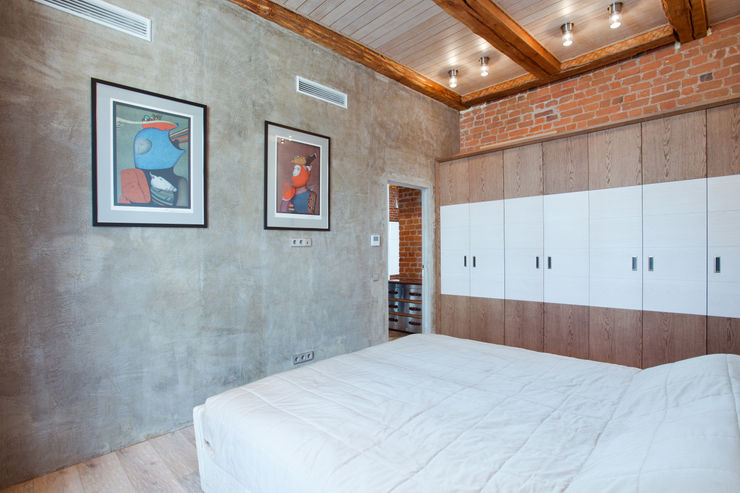 Дизайн-студия интерьера 'ART-B.O.s' Industrial style bedroom