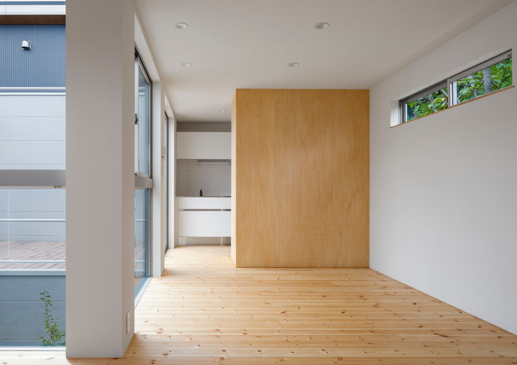 萩原健治建築研究所 Minimalist dining room