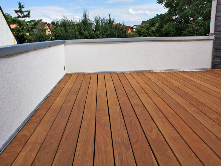 Cumaru Terrassendielen Kahrs GmbH Tropischer Balkon, Veranda & Terrasse Braun