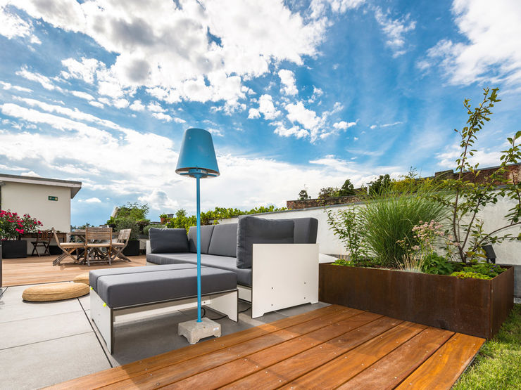 Cumaru Terrassendielen Kahrs GmbH Tropischer Balkon, Veranda & Terrasse