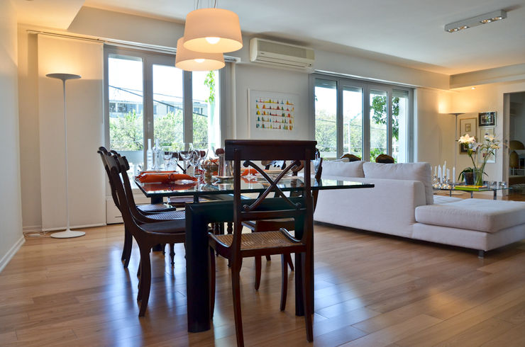 Piso en Palermo 1 & Casa en Libertador GUTMAN+LEHRER ARQUITECTAS Moderne Esszimmer