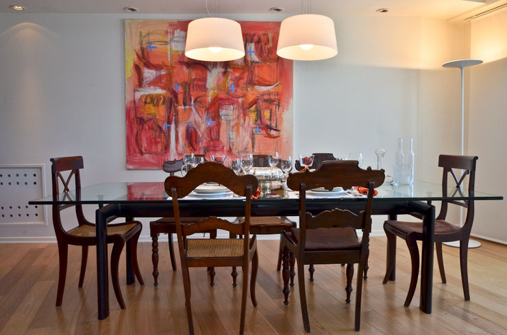 Piso en Palermo 1 & Casa en Libertador GUTMAN+LEHRER ARQUITECTAS Moderne Esszimmer