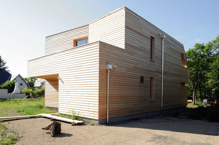 Symbios Architektur Modern Houses Wood Brown