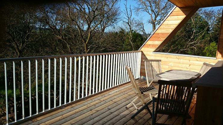 Symbios Architektur Modern Terrace Wood