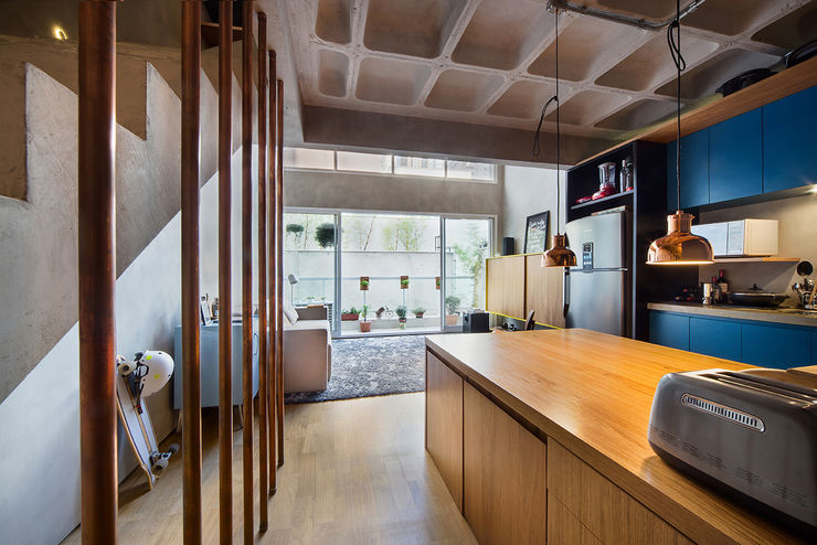 Casa100 Arquitetura Dapur Modern