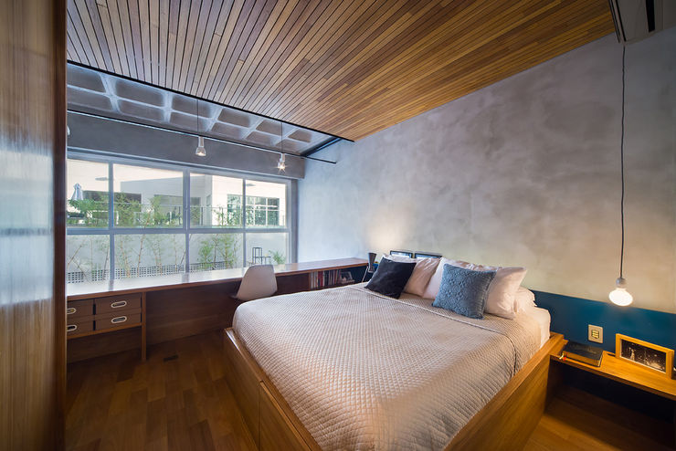 Casa100 Arquitetura Kamar Tidur Modern