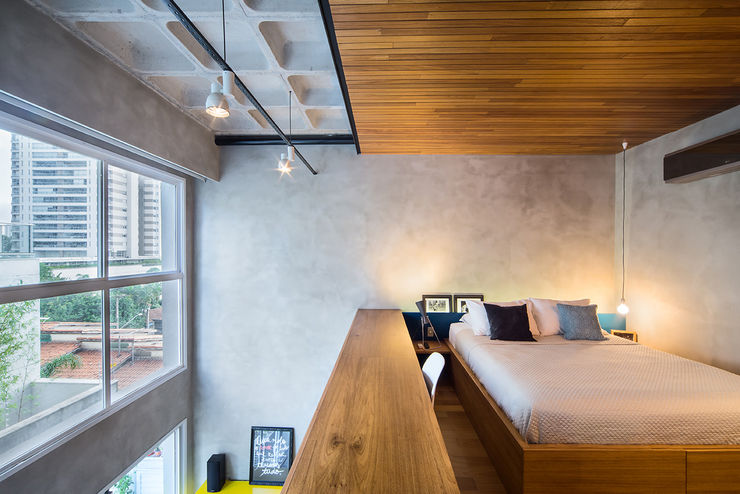 Casa100 Arquitetura Kamar Tidur Modern