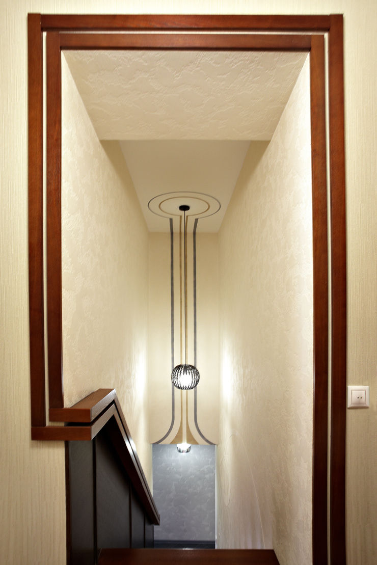 Галина Глебова Ingresso, Corridoio & Scale in stile minimalista