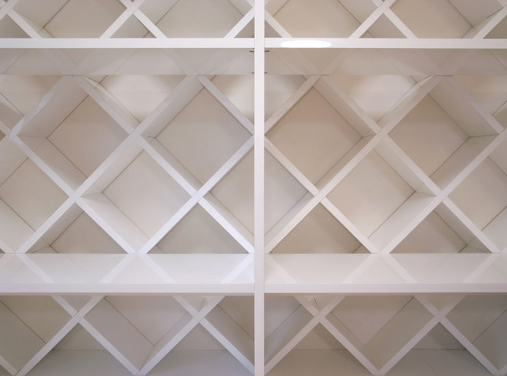 Superimposition House Renovation 高田博章建築設計 Modern Walls and Floors Wood White